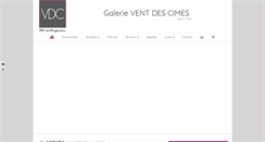 Desktop Screenshot of galerie-ventdescimes.com